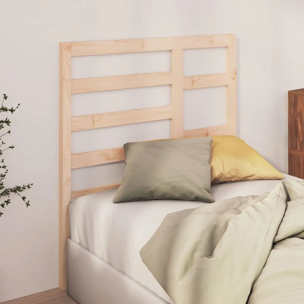 Testiera Per Letto 96x4x104 Cm İn Legno Massello Di Pino /