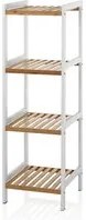 Scaffale 4 ripiani TWIN in bamb e legno