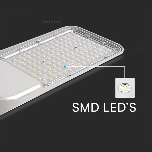 Lampione LED da esterno con sensore crepuscolare LED/100W/230V 4000K IP65 grigio
