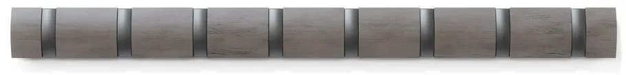 Appendiabiti da parete grigio in legno di pioppo Flip - Umbra