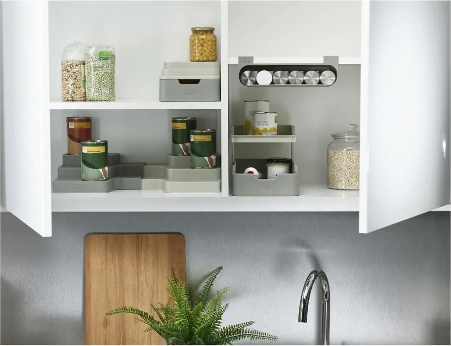 Organizer per spezie regolabile in plastica Duo – Joseph Joseph