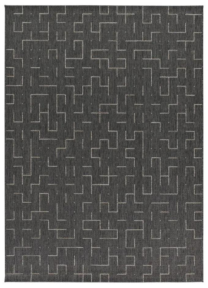 Tappeto per esterni grigio scuro 154x230 cm Breeze - Universal