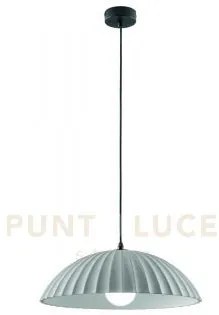 Sospensione rustic effetto cemento cemento 1 luce attacco e27