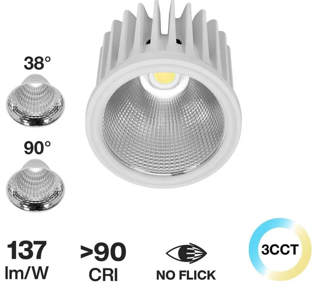 Lampada LED AR111 35W CRI90 Bianco Variabile 38/90° con driver Philips Colore Bianco Variabile CCT