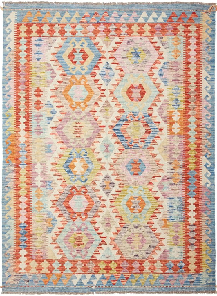 Kilim Tappeto 150x200 (Pakistan) Tessuto A Mano