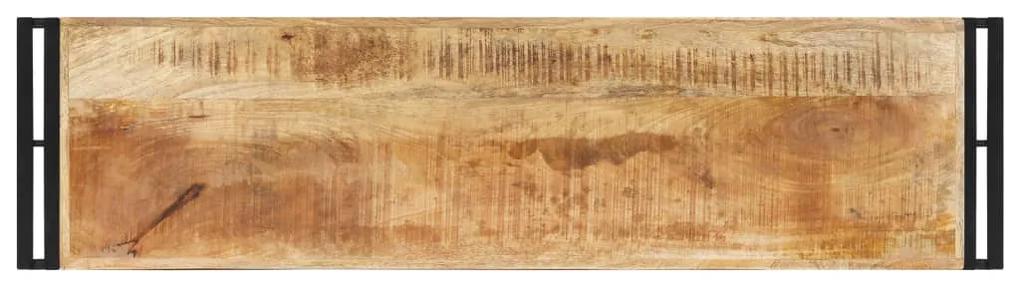 Tavolo Consolle 120x30x75 cm in Legno di Mango Grezzo