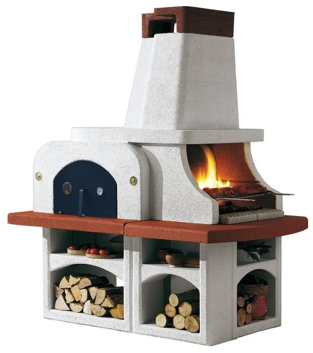 Barbecue fisso a legna e carbonella PARENZO EASY GARDEN BY PALAZZETTI