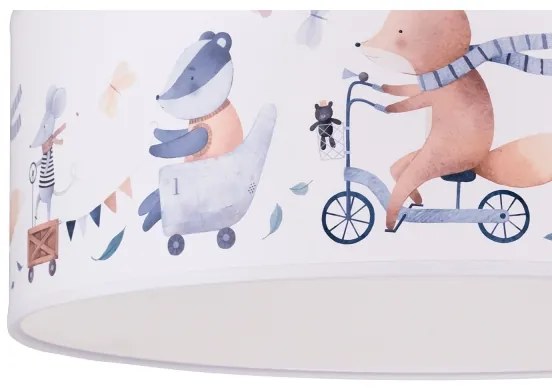 Duolla - Lampada LED da soffitto per bambini CORTINA LED/26W/230V Ø40cm 4000K