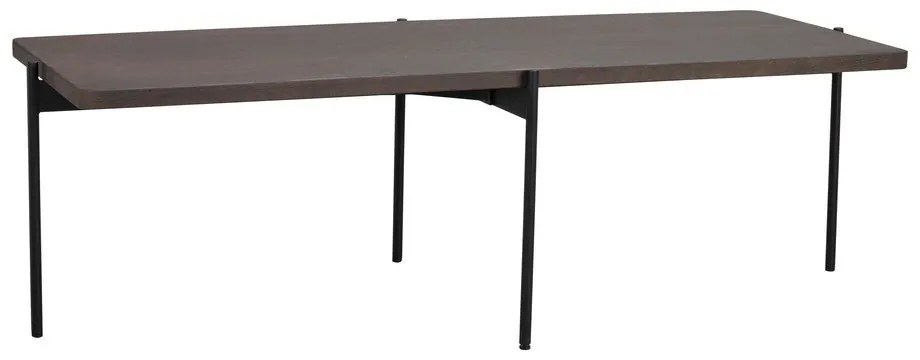 Tavolino in frassino marrone 145 x 60 cm Shelton - Rowico