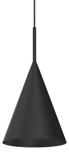 Lampada a sospensione con cavo CAPITAL 1xGX53/15W/230V, diam. 17 cm, nero