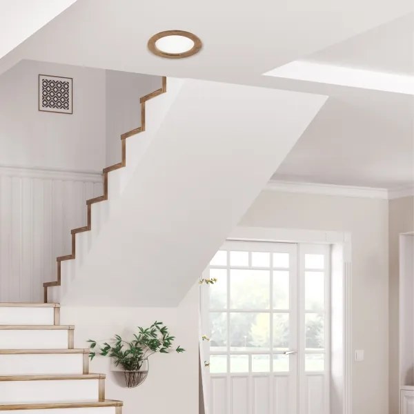 Faretto LED WOODY SPOT 16,5W 230V 4000K noce Ø18,5 cm