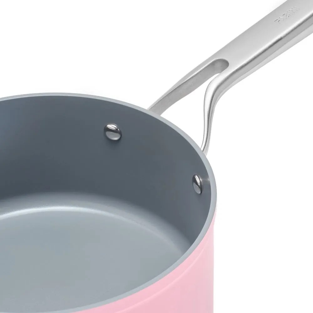 Pentola con coperchio incluso/con superficie in ceramica adatta all'induzione 2,4 l Meda 3.0 – FABINI