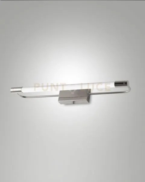 Rapallo applique cromo l.40cm in metallo e metacrilato a led 3000k ...