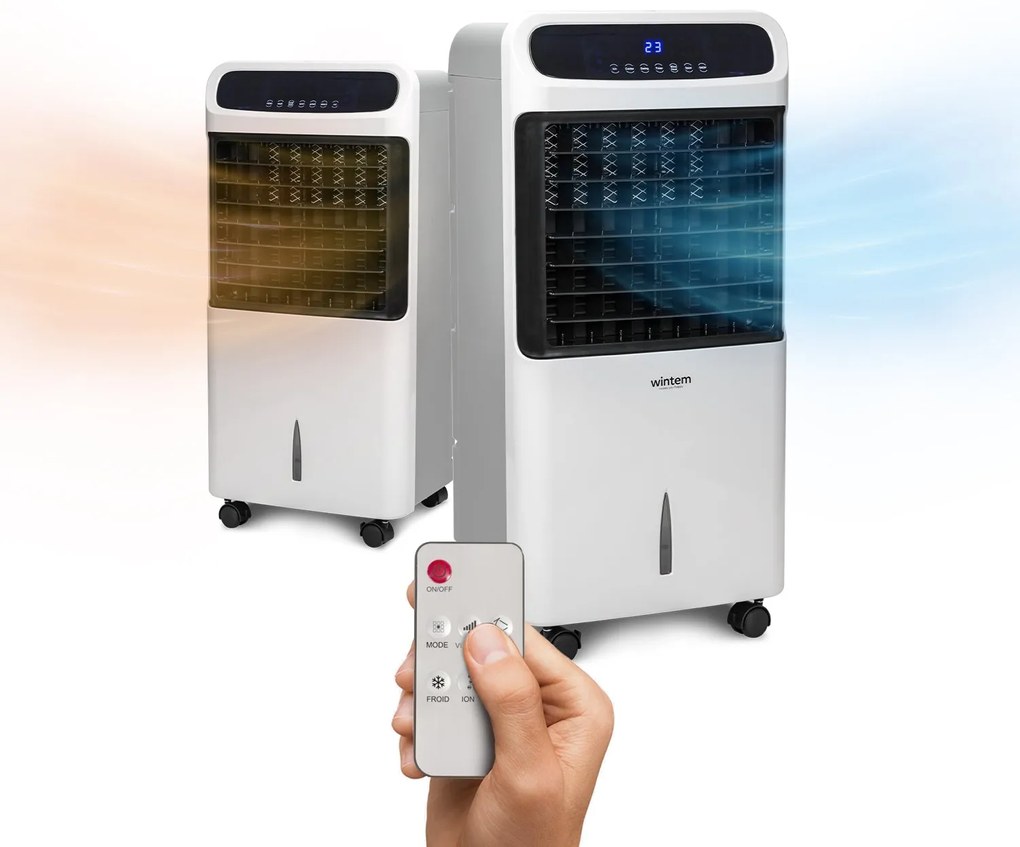 Raffrescatore 4 in 1 con Telecomando e Serbatoio d'Acqua 11L