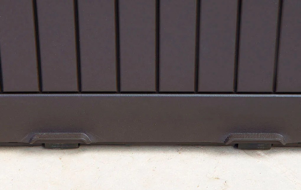 Baule Cassapanca da Esterno 116,7x57x44,7 cm in Resina Effetto Legno Keter Comfy Marrone...