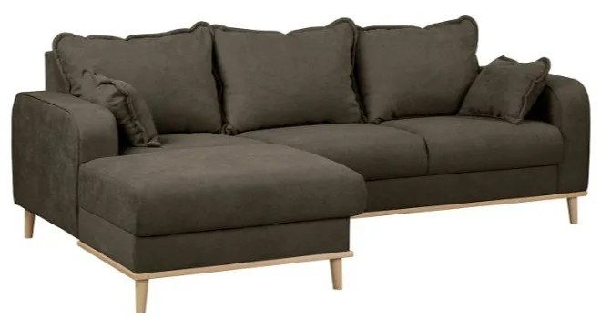 Divano angolare marrone (angolo sinistro) Beata - Ropez