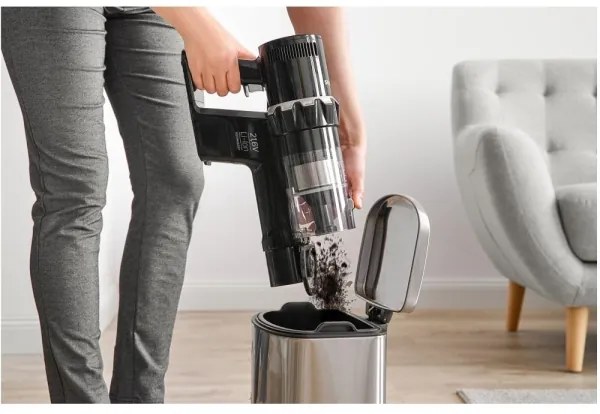 Sencor - Aspirapolvere a batteria 2in1 250W/2200 mAh nero