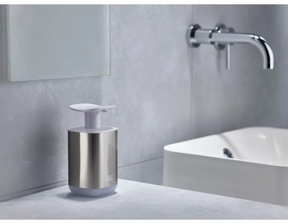 Set di accessori da bagno in acciaio inox in argento EasyStore - Joseph Joseph