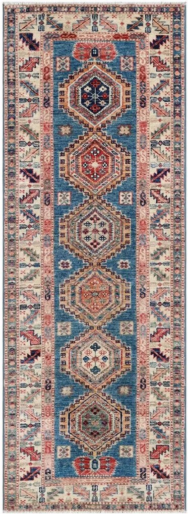 Kazak Tappeto orientale 70 x 200 (Pakistan) Annodato A Mano