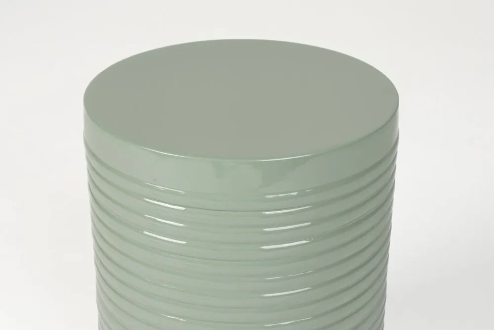 Tavolino rotondo in metallo ø 25 cm Sven – White Label