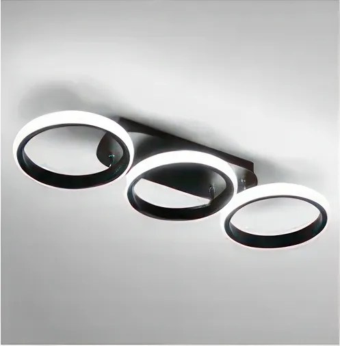 Plafoniera LED dimmerabile LED/30W/230V 3000-6500K nero Wi-Fi Tuya + telecomando