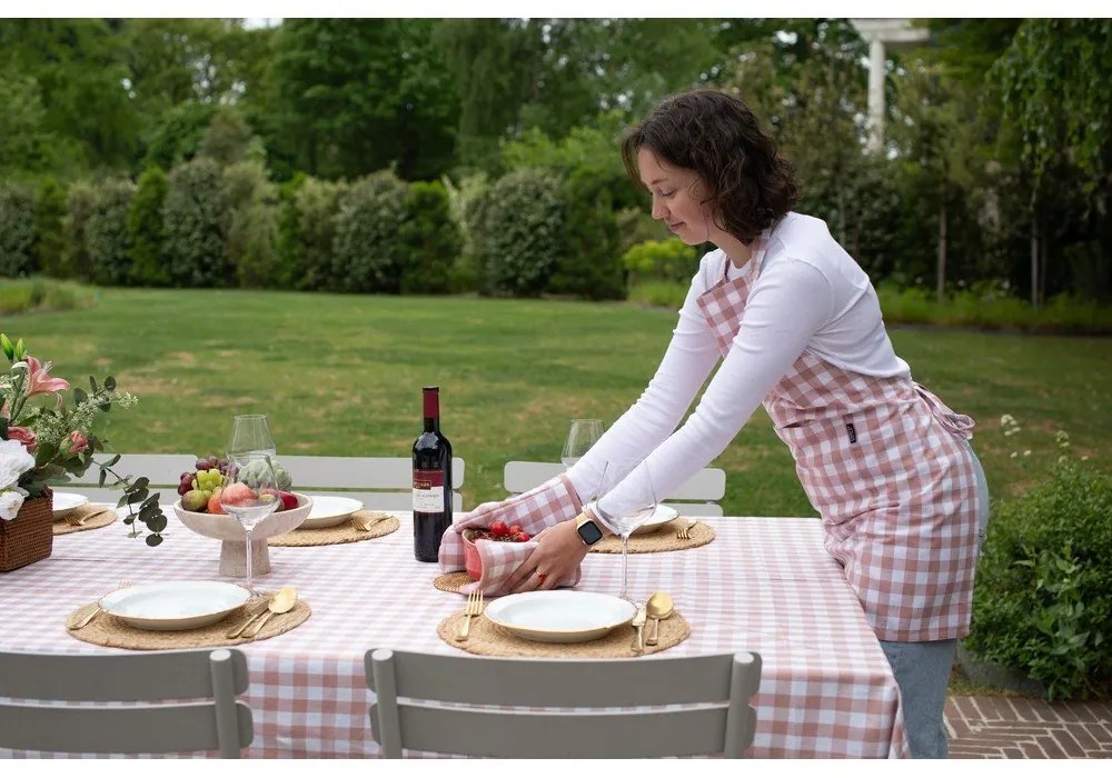 Presine in set in cotone 2 pz Gingham – Tiseco Home Studio