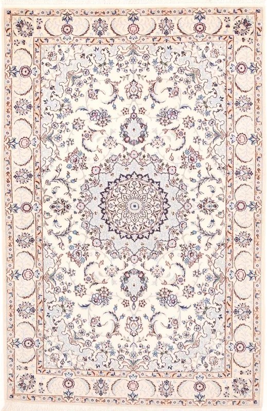 Nain Tappeto persiano 110x170 Beige (Iran) Annodato A Mano