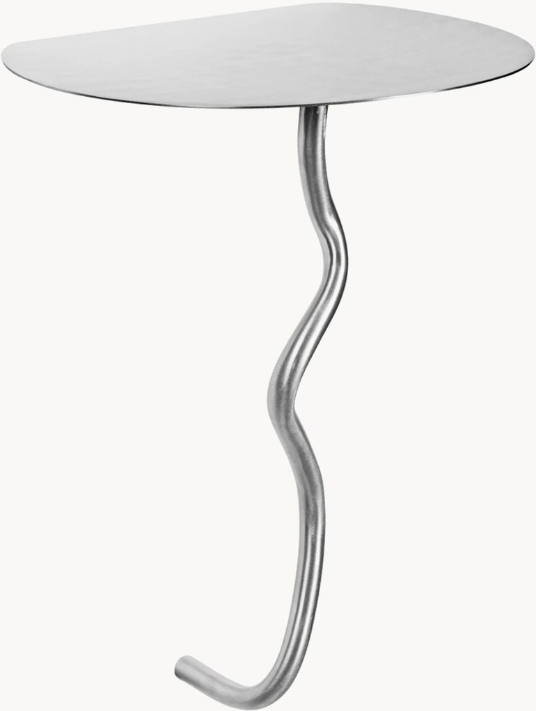 Tavolino da parete in acciaio inossidabile Curvature
