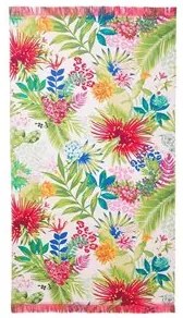 Telo Mare Pareo con frange Desigual Psychotropical
