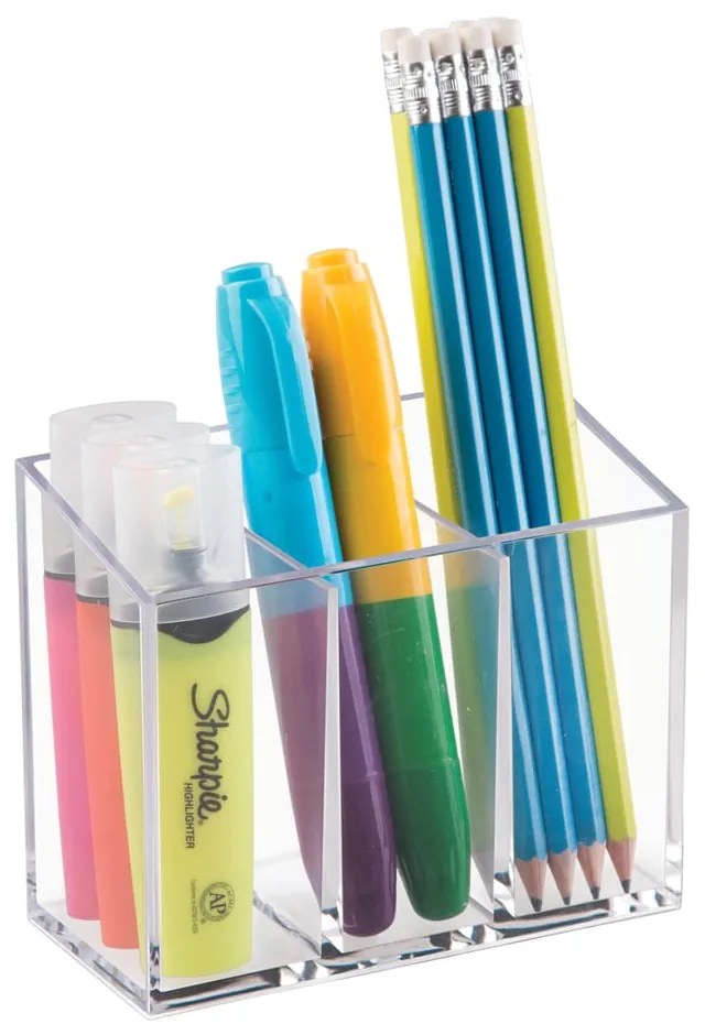 Organizzatore a 3 scomparti Clarity, 13 x 6,5 cm - iDesign