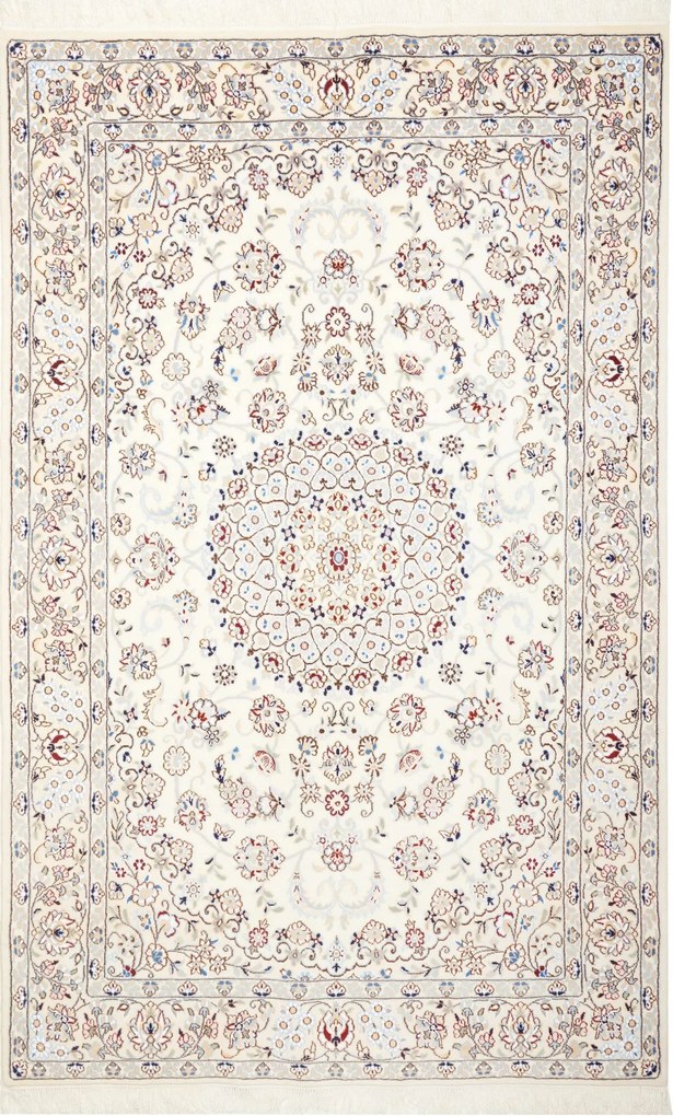Nain Tappeto 250x160 Beige (Iran) Annodato A Mano
