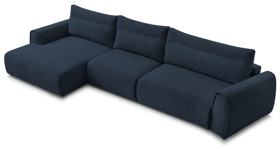 Divano angolare in blu scuro Aden – Bobochic Paris