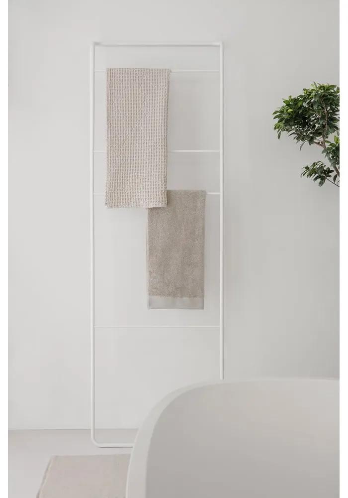Asciugamano in cotone beige chiaro Moonbeam, 100 x 50 cm - Blomus