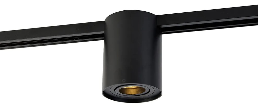 Faretto da binario monofase moderno nero - Rondoo Up