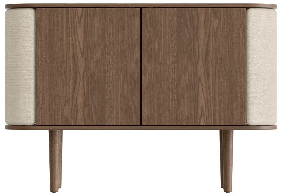 Cassettiera bassa marrone-beige in rovere 109x75 cm Treasures - UMAGE