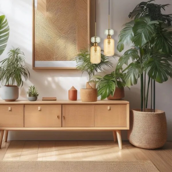 Lampadario a sospensione con filo MOLLY 1xE14/40W/230V diametro 12 cm oro/arancione/verde