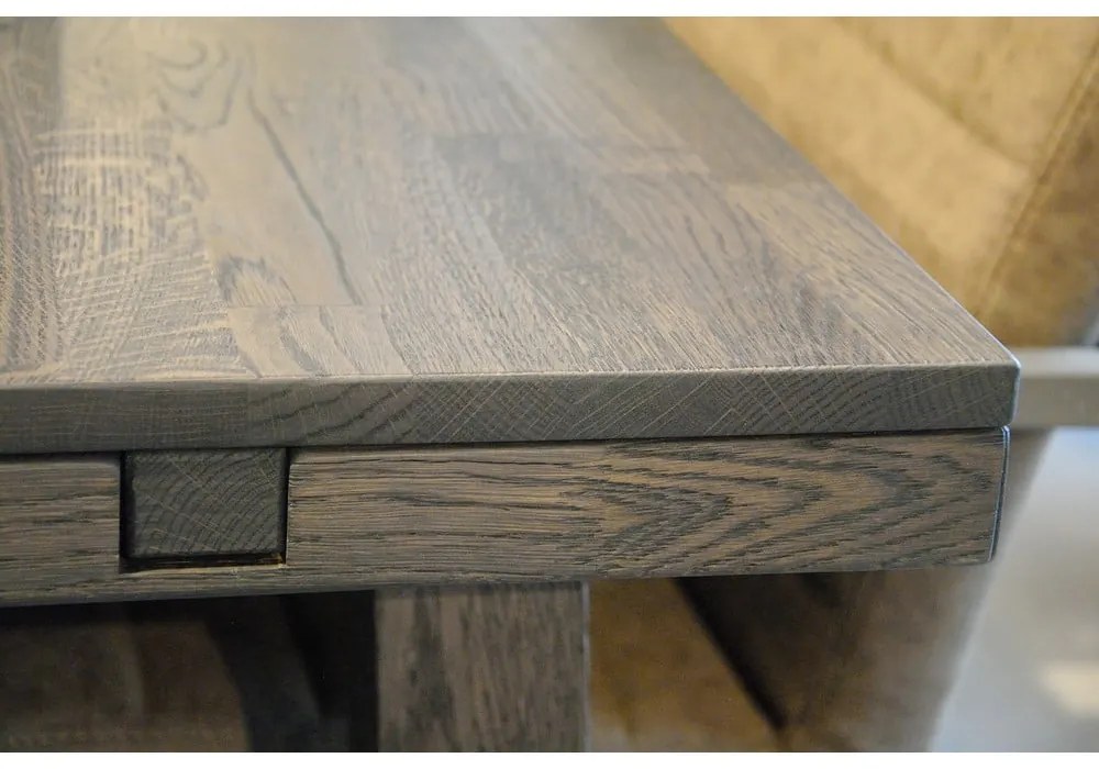 Tavolo da pranzo in rovere marrone scuro 170 x 95 cm Brooklyn - Rowico