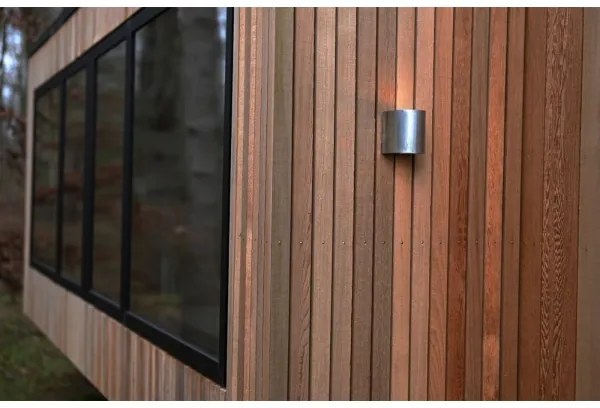 Nordlux - Applique da esterno LED CANTO 2xLED/6W/230V IP44 argento