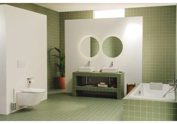 Roca A3270ML000 - Lavandino da appoggio GAP 39x37 cm ceramiche/bianco