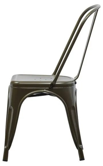 Sedie da pranzo in metallo verde in set di 2 Afternoon - vtwonen