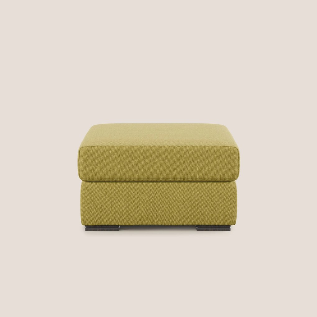 Sun pouf apribile contenitore in tessuto smacchiabile ad acqua T05 giallo