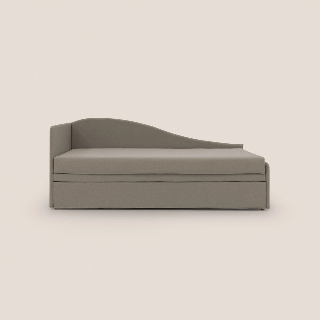 Nolo Divano duplex con doppio letto in tessuto simil cotone impermeabile T13 tortora
