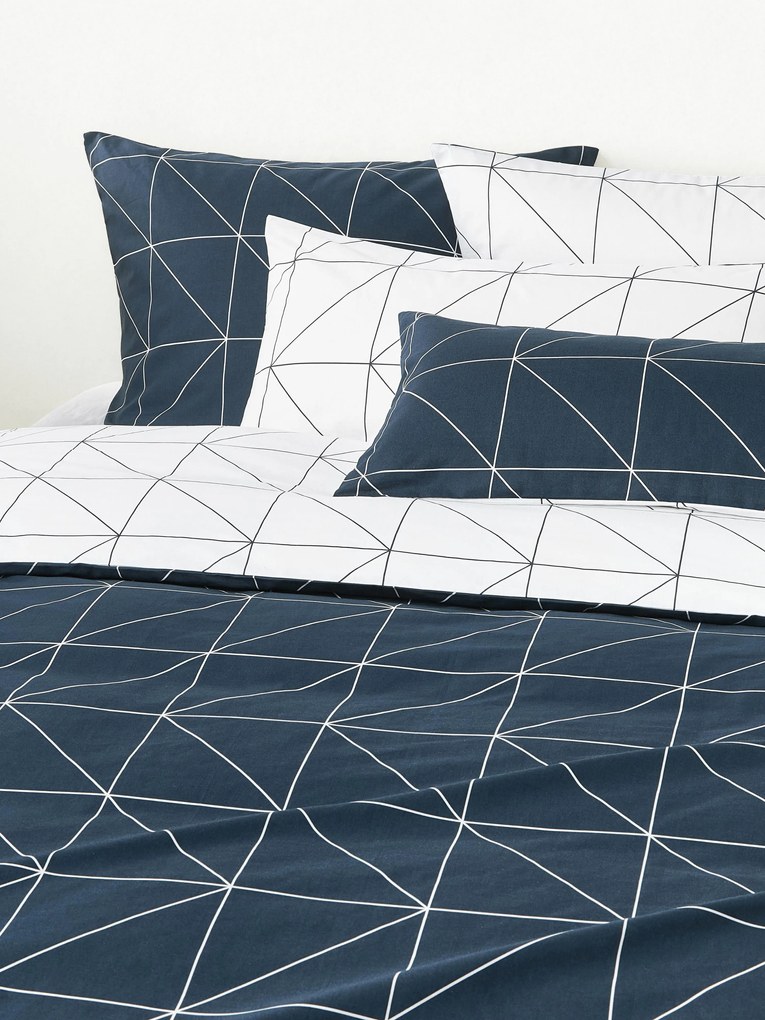 Copripiumino in cotone con motivo Marla