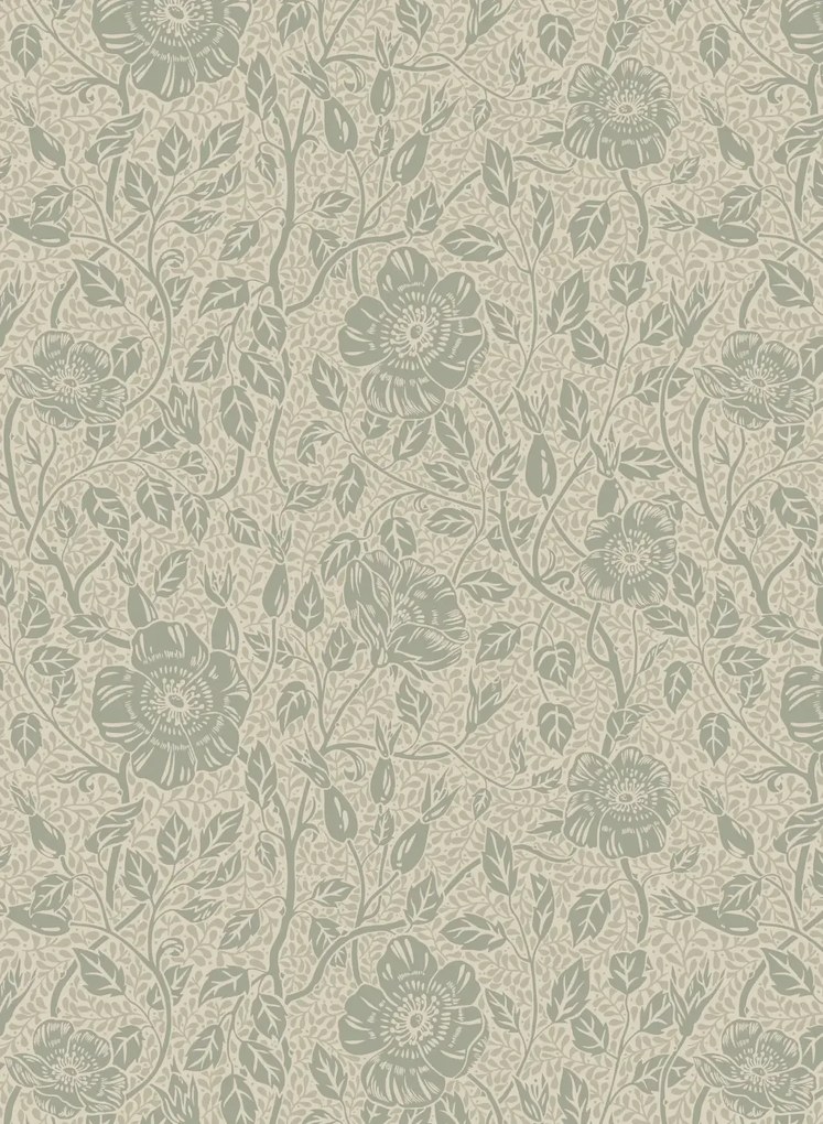 Sandberg Carta da parati Anton - Sage Green