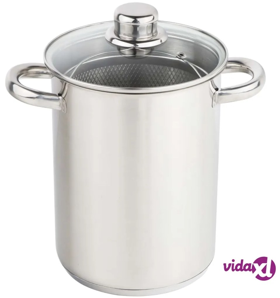 HI Pentola/Tegame per Asparagi 4 L Argento