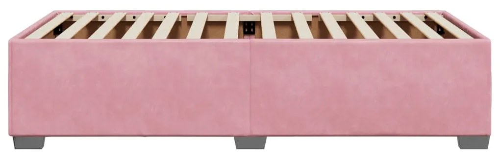 Giroletto rosa 90x200 cm in velluto