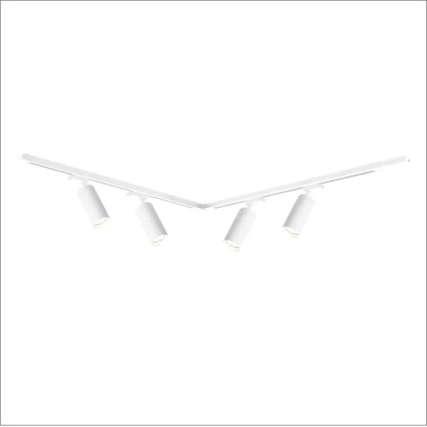 Faretto per sistema a binario MICA 4xGU10/10W/230V bianco