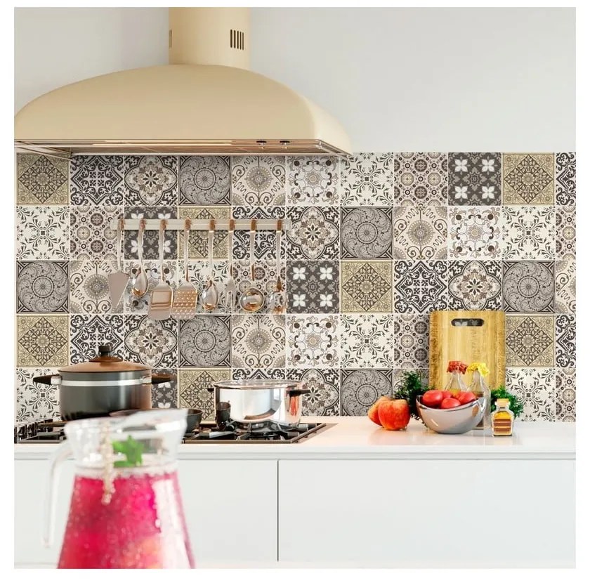 Set di 9 adesivi murali decorativi , 20 x 20 cm Ancône - Ambiance