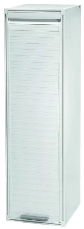 Armadio alto Ice GAROFALO in resina, bianco L 33 x H 120 x P 35 cm, 1 anta, adatto per interno/esterno