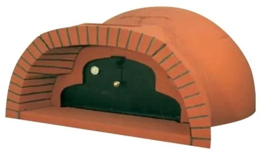 Forno a legna prefabbricato 100 x 90 cm con cappetta mod. Piemonte Di Fiore Forni